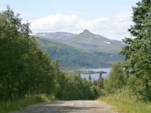 Vejen mod Härbergsdalen